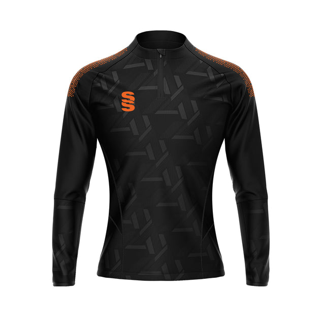 DU383W BLACK ORANGE DOTS