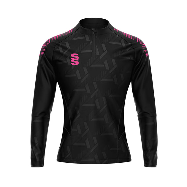 DU383W BLACK PINK DOTS