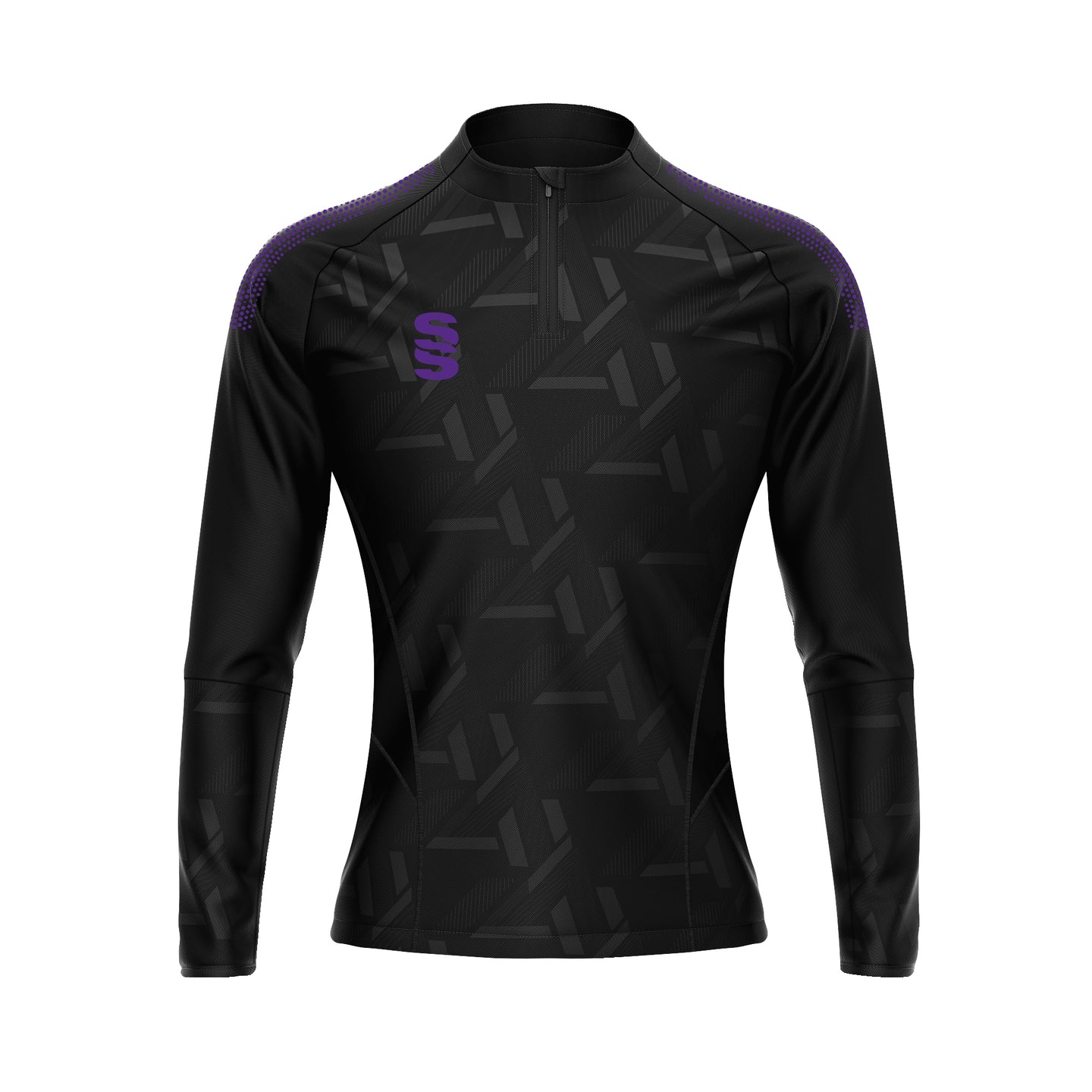 DU383W BLACK PURPLE DOTS