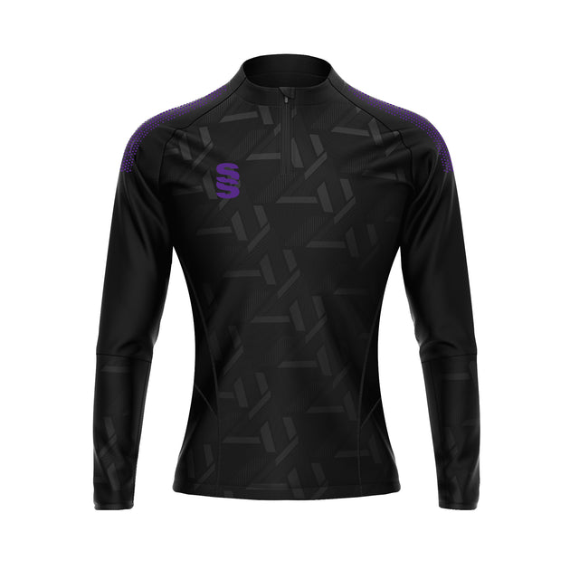 DU383W BLACK PURPLE DOTS