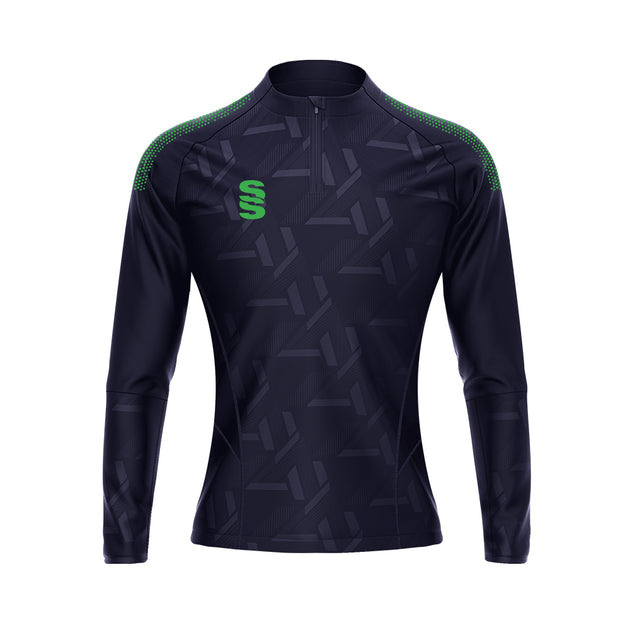 DU383W NAVY EMERALD DOTS