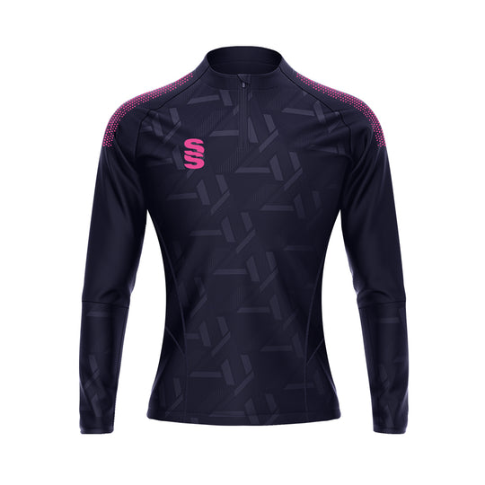 DU383W NAVY PINK DOTS