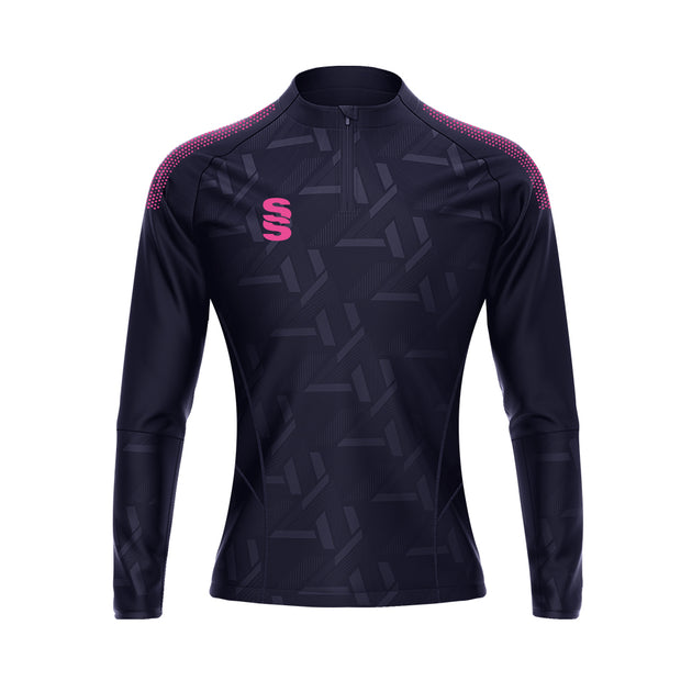 DU383W NAVY PINK DOTS