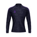 DU383W NAVY PURPLE DOTS