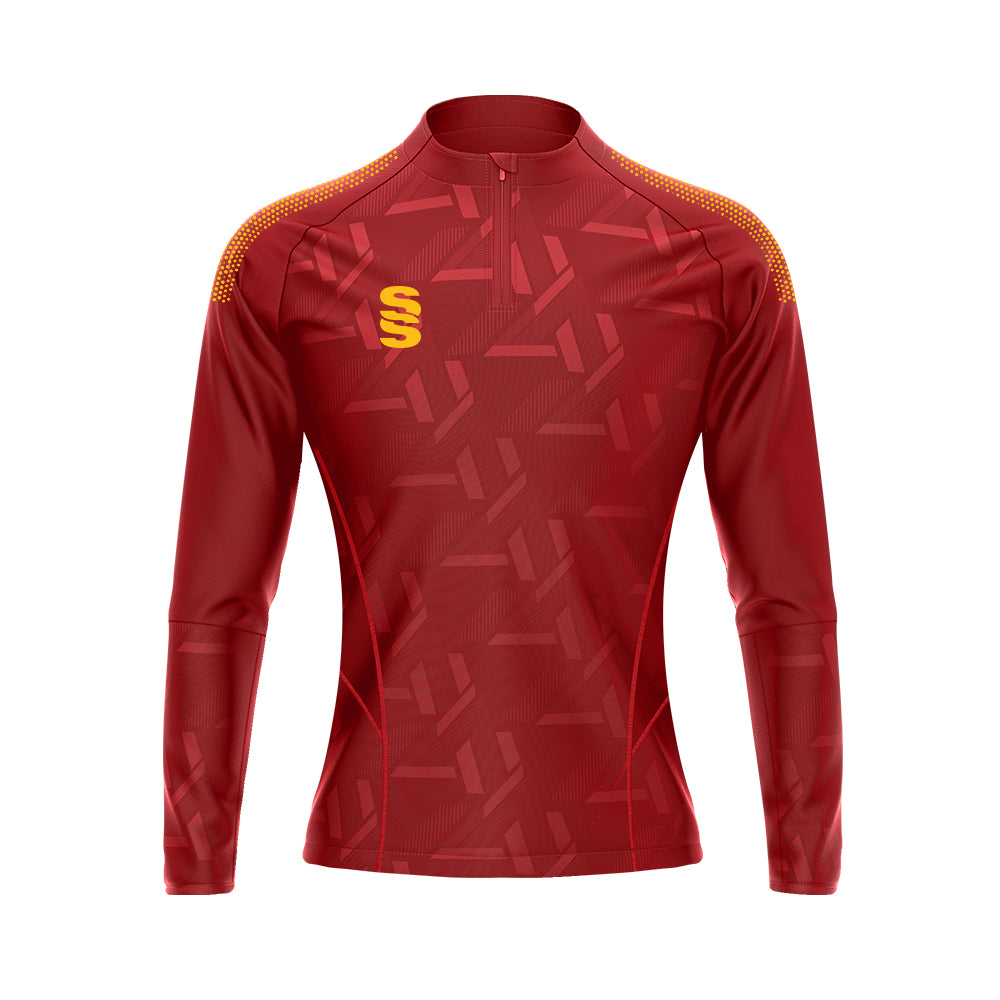 DU383W RED AMBER DOTS