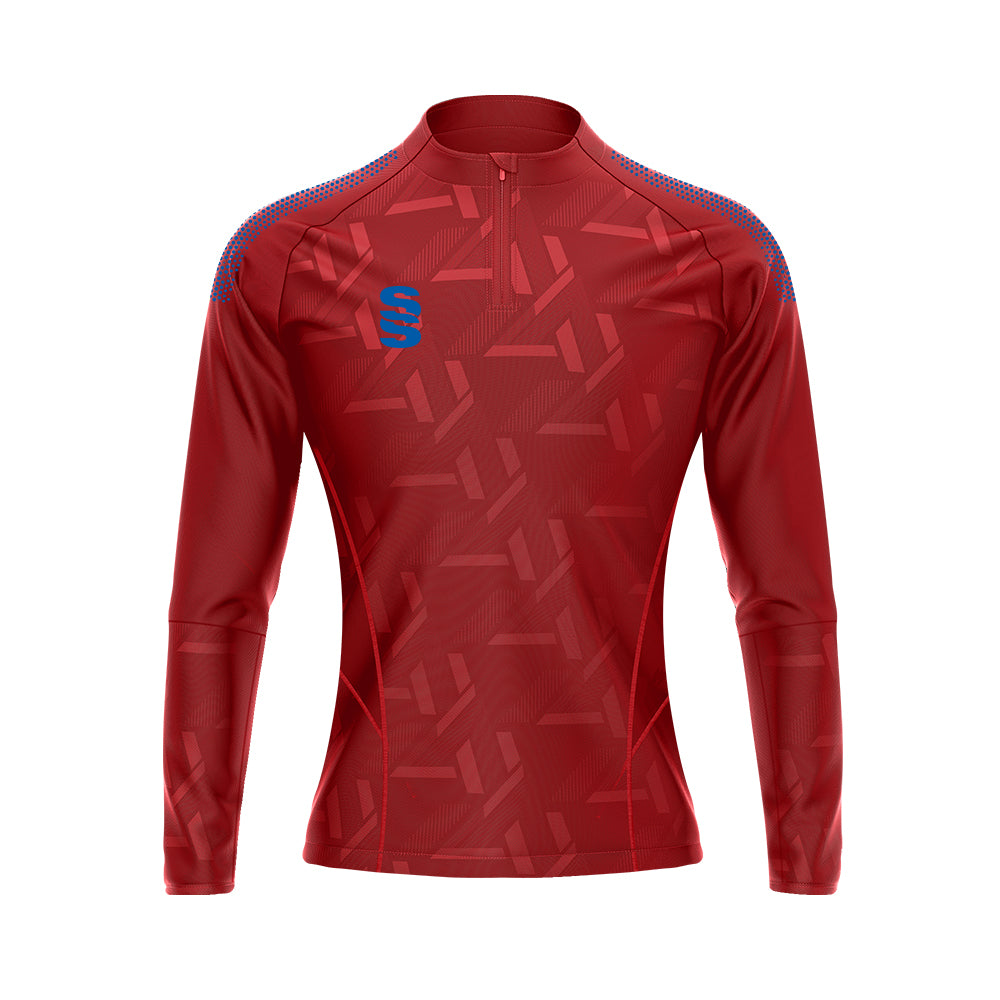 DU383W RED ROYAL DOTS