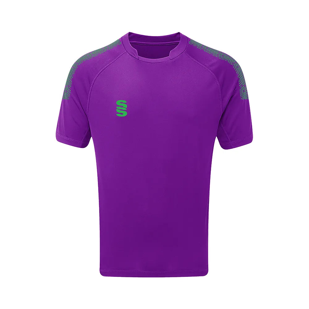 DU009 PURPLE EMERALD DOTS