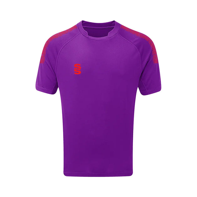 DU009 PURPLE RED DOTS