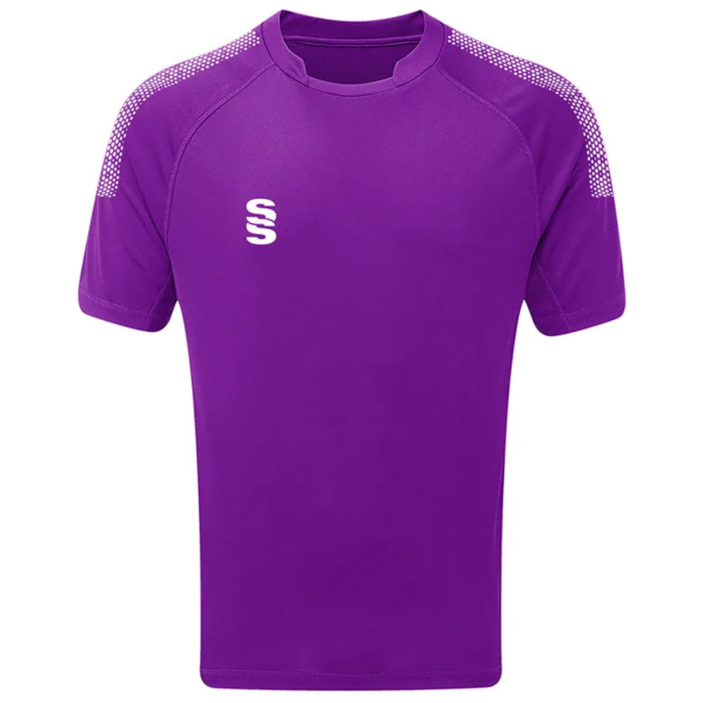 DU009 PURPLE WHITE DOTS