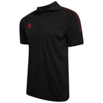 DU018 BLACK MAROON DOTS