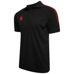 DU018 BLACK RED DOTS