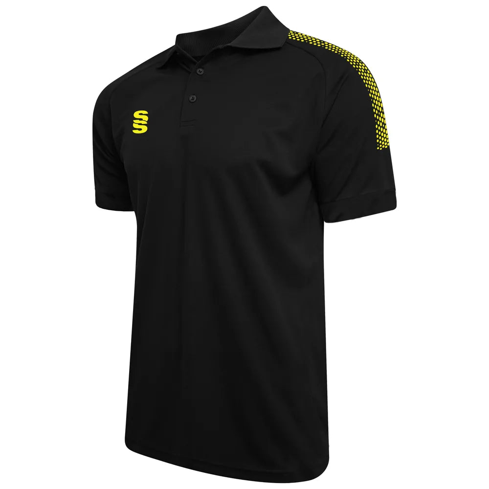 DU018 BLACK YELLOW DOTS