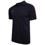 DU018 NAVY MAROON DOTS