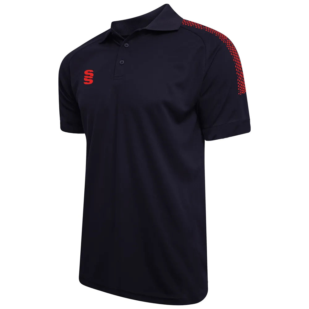 DU018 NAVY RED DOTS