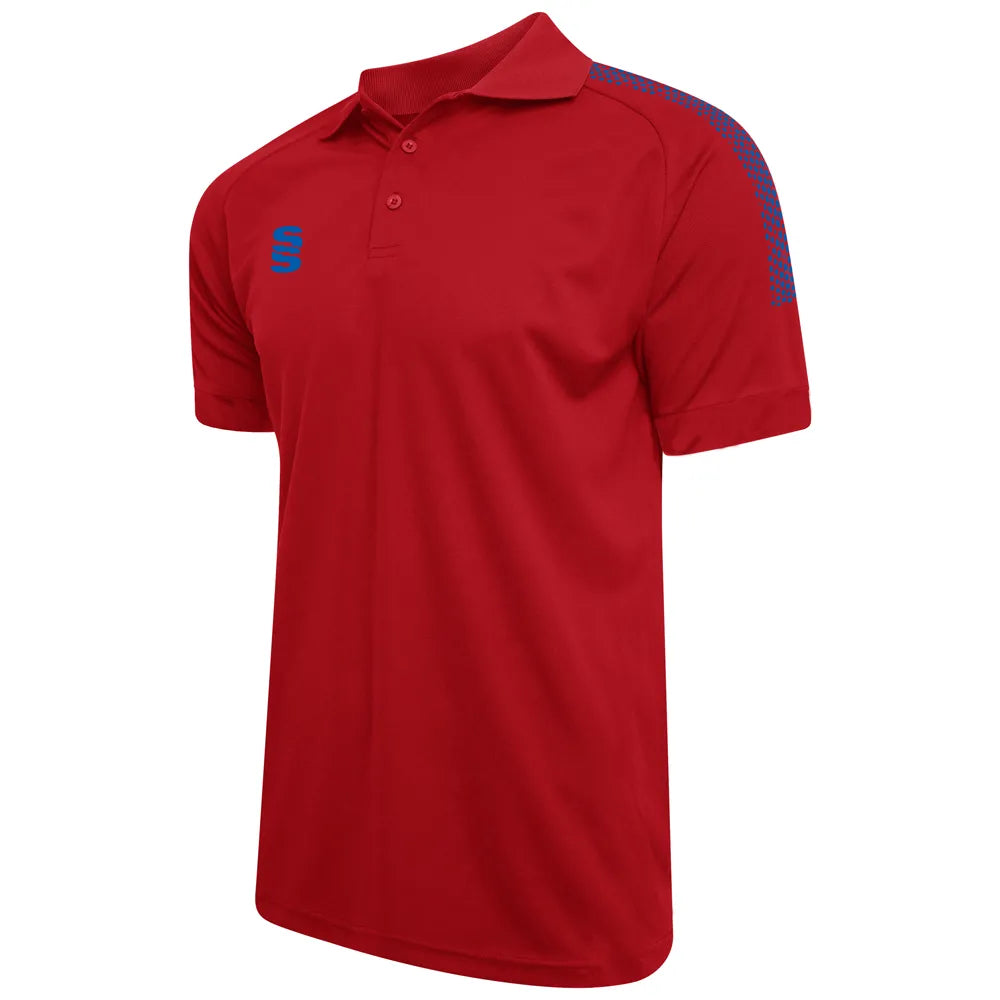 DU018 RED ROYAL DOTS