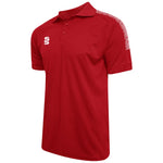 Stuart Surridge Sports Polo Shirt DU018 RED WHITE DOTS