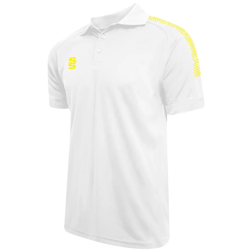DU018 WHITE YELLOW DOTS