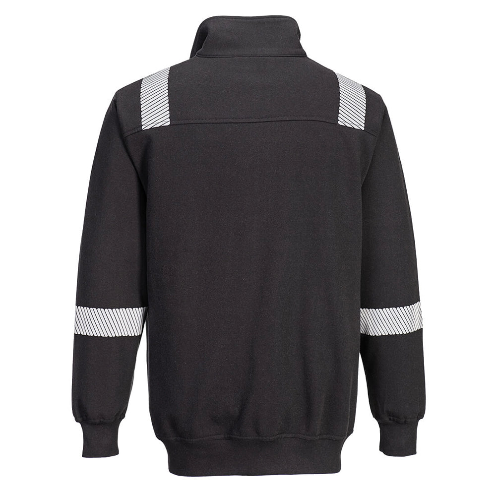 A black WX3 Flame Resistant Sweatshirt