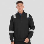 A model wearing a WX3 Flame Resistant Sweatshirt