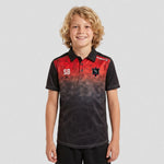 model wearing Hartford Football Club Custom Polo Shirt – Junior