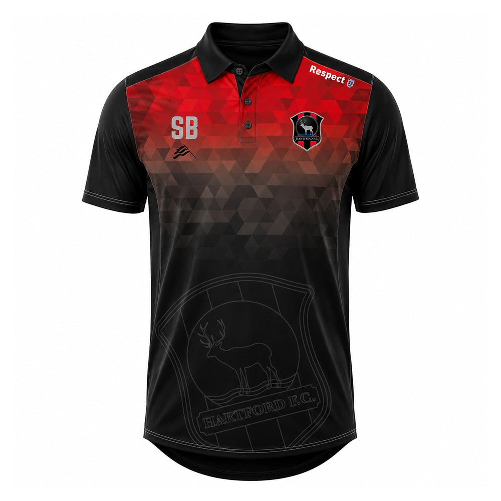 front view of Hartford Football Club Custom Polo Shirt – Adult