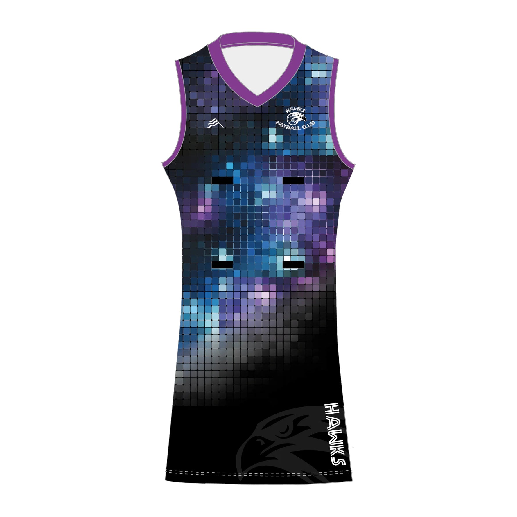 Hawks Netball Dress (Junior) Front