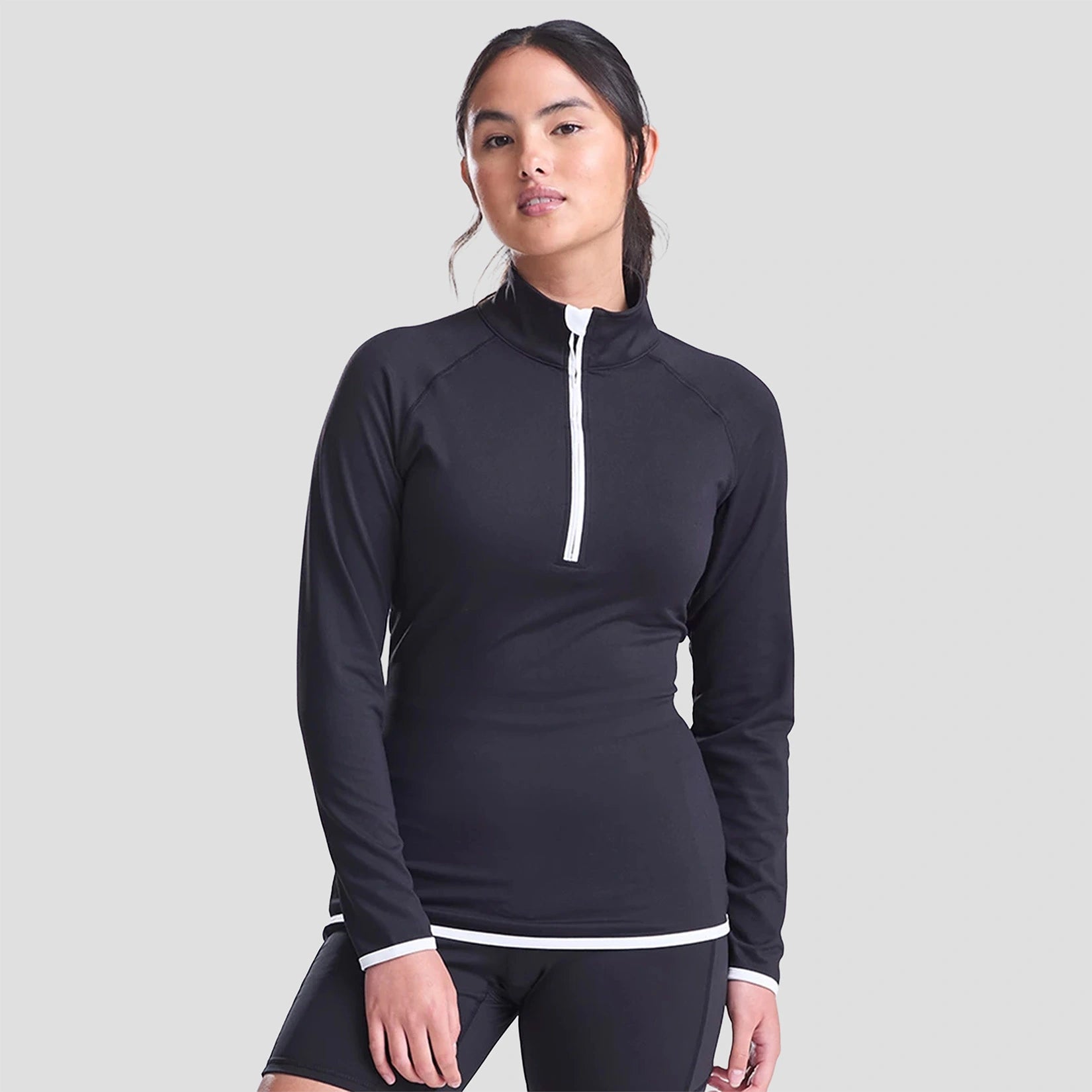 AWDis Ladies Cool Half Zip Sweat Top JC036