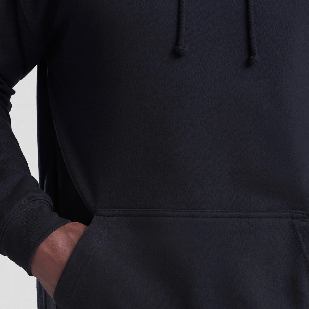 Close up of the pocket of a AWDIS Just Hoods JH001 College Hoodie