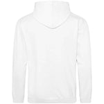 Arctic White AWDIS Just Hoods JH001 College Hoodie on a white background