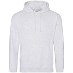 Ash Grey AWDIS Just Hoods JH001 College Hoodie on a white background