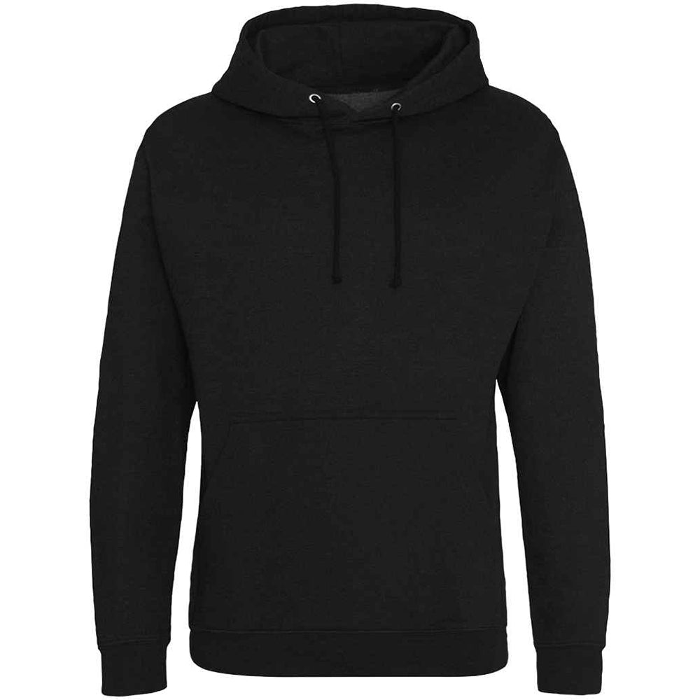 Black Smoke AWDIS Just Hoods JH001 College Hoodie on a white background