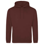 Caramel Fudge AWDIS Just Hoods JH001 College Hoodie on a white background