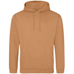 Caramel Latte AWDIS Just Hoods JH001 College Hoodie on a white background