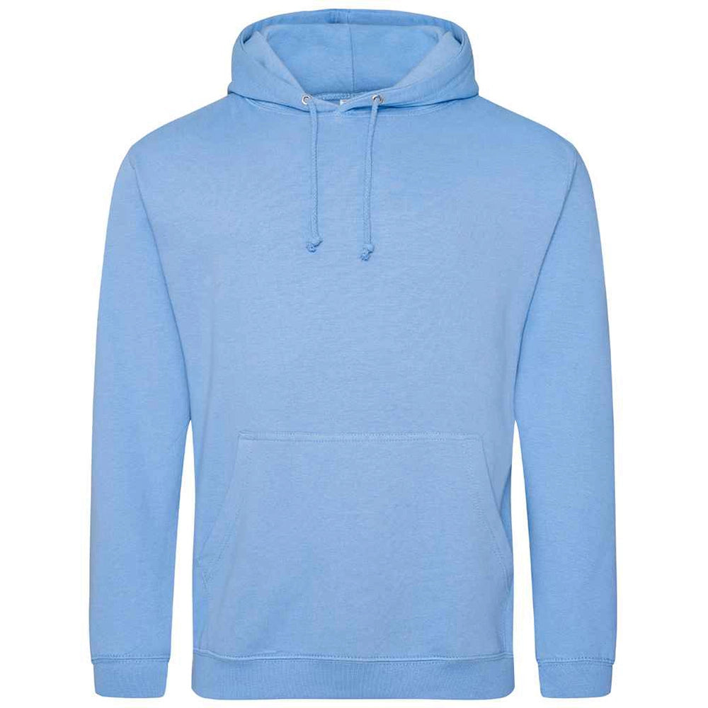Cornflower blue AWDIS Just Hoods JH001 College Hoodie on a white background