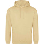 Desert Sand AWDIS Just Hoods JH001 College Hoodie on a white background