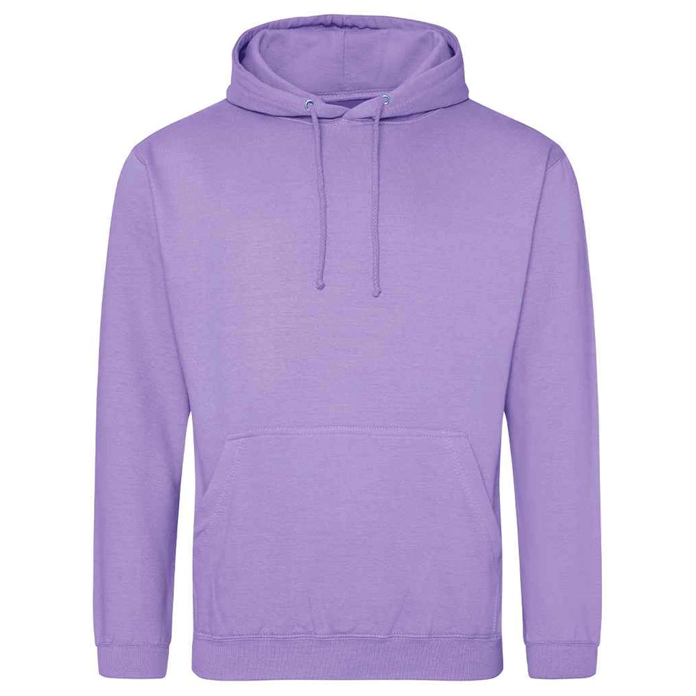 Dusty Lilac AWDIS Just Hoods JH001 College Hoodie on a white background