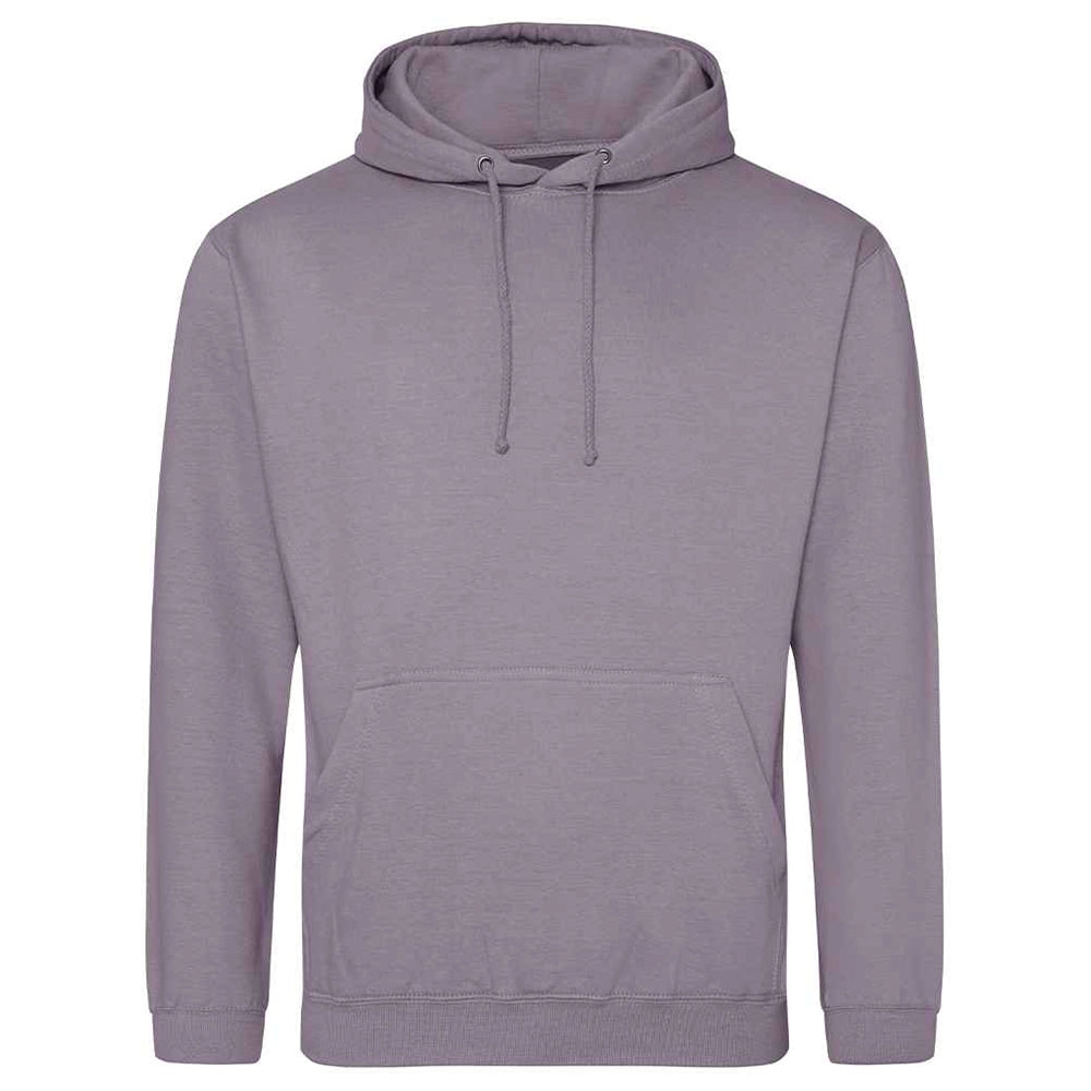 Dusty Lilac AWDIS Just Hoods JH001 College Hoodie on a white background