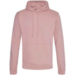 Dusty Pink AWDIS Just Hoods JH001 College Hoodie on a white background