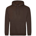 Hot Chocolate AWDIS Just Hoods JH001 College Hoodie on a white background