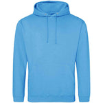 Hawaiian Blue AWDIS Just Hoods JH001 College Hoodie on a white background