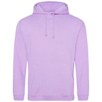 Lavender AWDIS Just Hoods JH001 College Hoodie on a white background