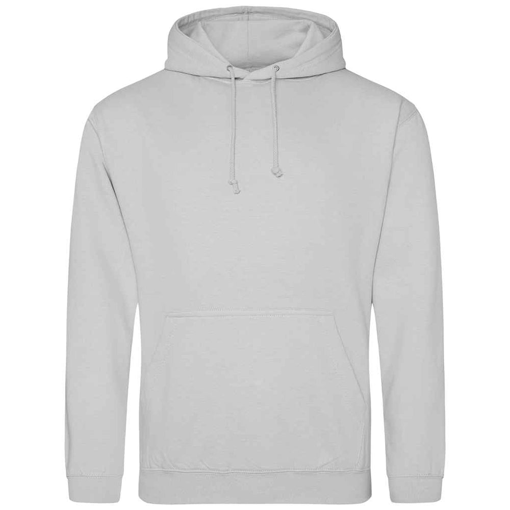 Moon Dust Grey AWDIS Just Hoods JH001 College Hoodie on a white background
