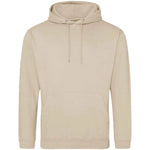 Nude AWDIS Just Hoods JH001 College Hoodie on a white background