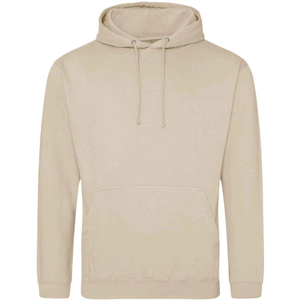 Nude AWDIS Just Hoods JH001 College Hoodie on a white background