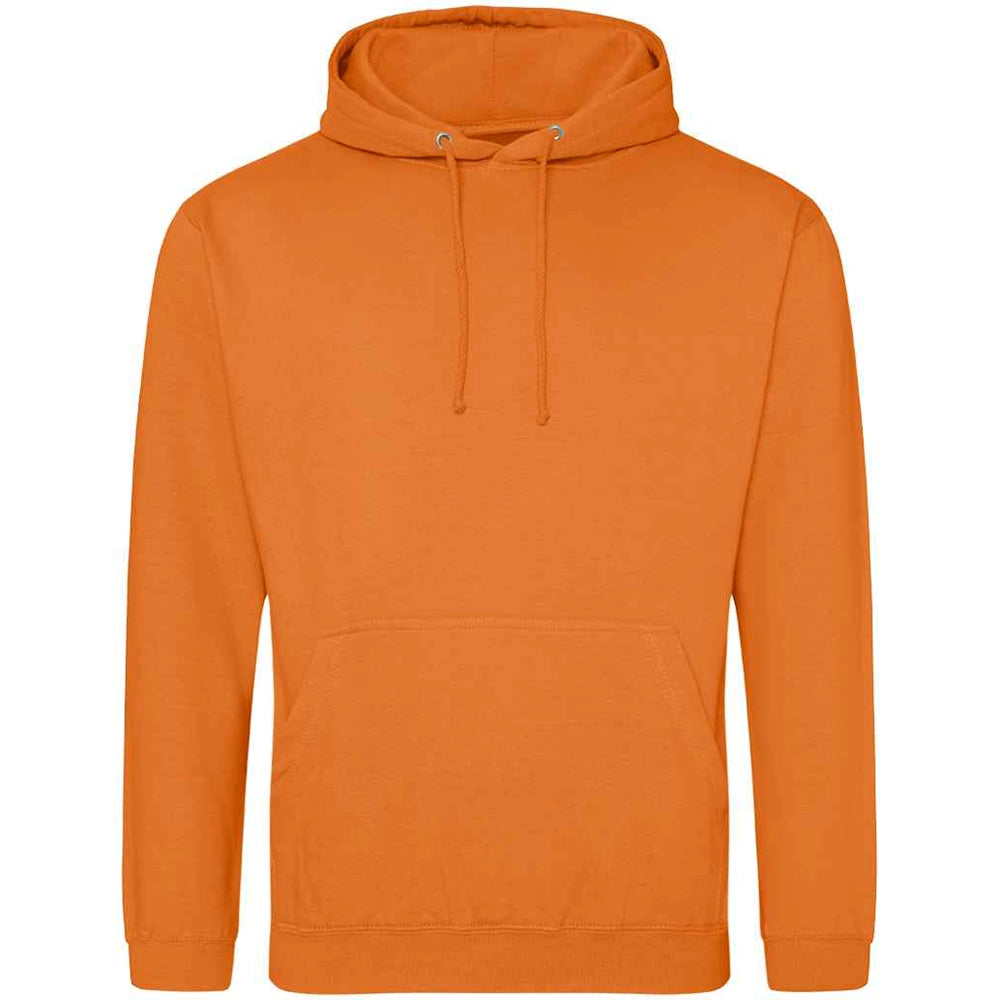 Orange Crush AWDIS Just Hoods JH001 College Hoodie on a white background