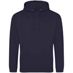 Oxford Navy AWDIS Just Hoods JH001 College Hoodie on a white background