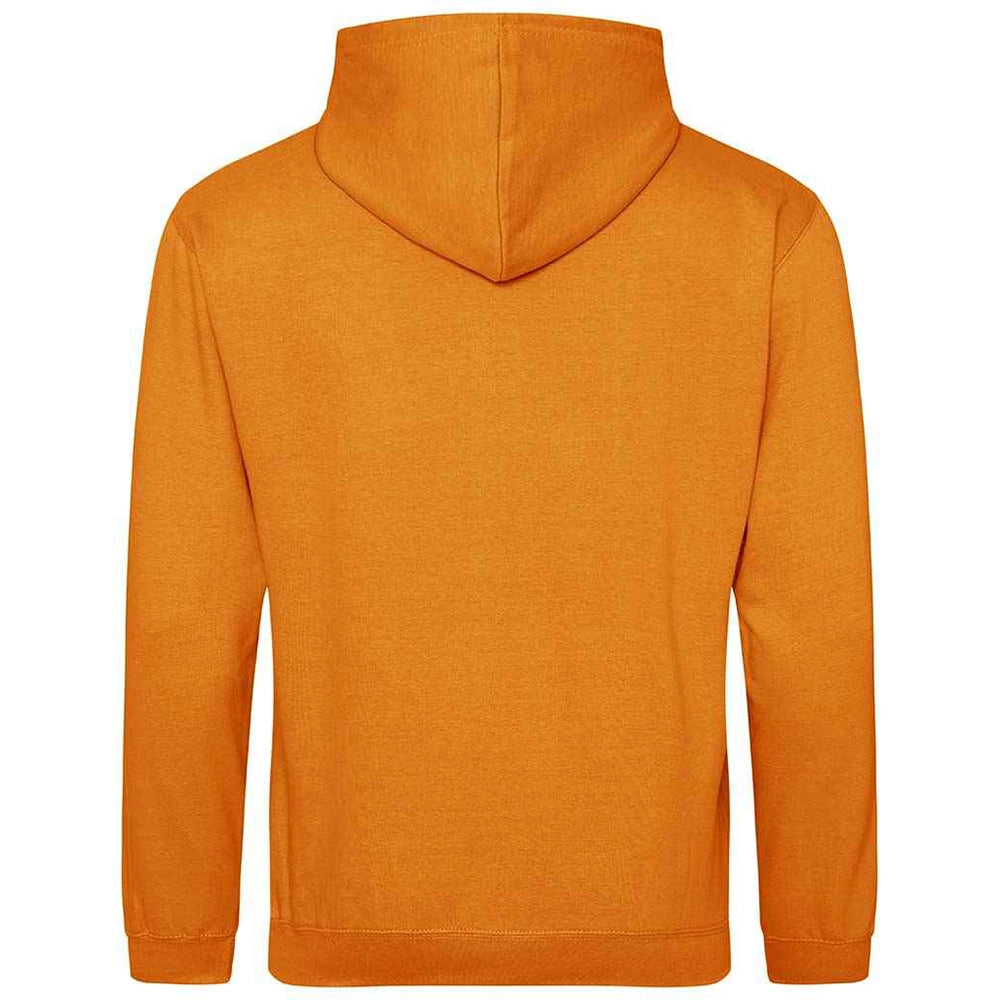 Pumpkin Pie AWDIS Just Hoods JH001 College Hoodie shown from the back on a white background