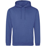 Royal Blue AWDIS Just Hoods JH001 College Hoodie on a white background
