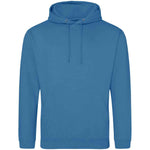 Sapphire Blue AWDIS Just Hoods JH001 College Hoodie on a white background