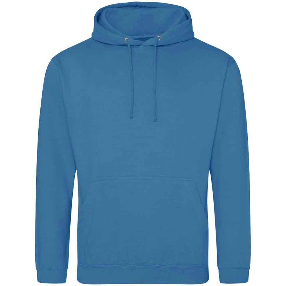 Sapphire Blue AWDIS Just Hoods JH001 College Hoodie on a white background